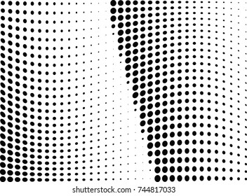 Abstract halftone dotted background. Futuristic grunge pattern, dot and circles.  Vector modern optical pop art texture for posters, sites, business cards, cover, postcards, labels, stickers layout.