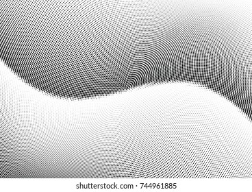 Abstract halftone dotted background. Futuristic grunge pattern, dot and circles.  Vector modern optical pop art texture for posters, sites, business cards, cover, postcards, labels, stickers layout.