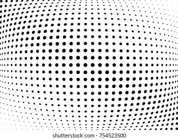 Abstract halftone dotted background. Futuristic grunge pattern, dot and circles.  Vector modern optical pop art texture for posters, sites, business cards, cover, postcards, labels, stickers layout.