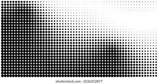 Abstract halftone dotted background. Grain gradient texture background with dots. Noise Stipple pointillism pattern. Sand, grain, grunge stipple effect. Abstract texture, engraved overlay. Vector