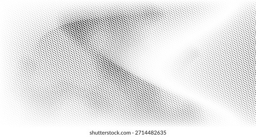 Abstractas fondo punteado de semitono. Fondo de textura de gradiente de grano con puntos. Patrón de puntillismo de Stipple de ruido. Arena, grano, efecto punteado grunge. Textura Abstractas, superposición grabada. Vector