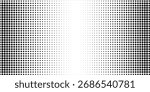 Abstract halftone dotted background. Monochrome pattern with dot and circles.  Vector modern futuristic texture for posters, sites, business cards, cover postcards, interior design, labels, stickers.