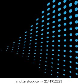 Abstract halftone dotted background. Monochrome pattern with dot and circles. Vector modern futuristic texture for posters, sites, business cards, postcards, interior design, labels and stickers