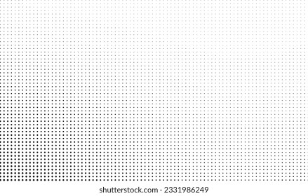 Abstrakter, gepunkteter Hintergrund. Monochrome Grunge Muster mit Punkt und Kreis. Vektormoderne Pop-Art-Textur für Poster, Seiten, Visitenkarten, Deckel, Postkarten, Etiketten, Aufkleber-Layout