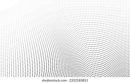 Resumen de medio tono salpicado de fondo. Patrón de grunge monocromo con punto y círculos. Textura de arte pop moderno vectorial para afiches, sitios, tarjetas de visita, portada, postales, etiquetas, diseño de pegatinas