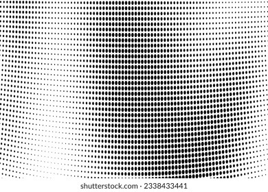 Abstract halftone dotted background. Monochrome grunge pattern with dot and circles. Vector modern pop art texture for posters, sites, business cards, cover, postcards, labels, stickers layout