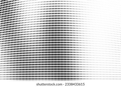 Abstract halftone dotted background. Monochrome grunge pattern with dot and circles. Vector modern pop art texture for posters, sites, business cards, cover, postcards, labels, stickers layout