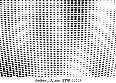 Abstract halftone dotted background. Monochrome grunge pattern with dot and circles. Vector modern pop art texture for posters, sites, business cards, cover, postcards, labels, stickers layout