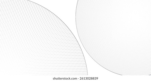 Abstract halftone dotted background. Monochrome pattern with dot and circles. Vector modern futuristic texture for posters, sites, business cards, postcards, interior design, labels and stickers