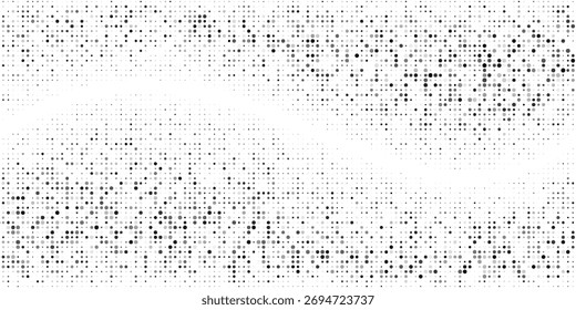 Abstract halftone dotted background. Monochrome futuristic grunge pattern, stars.  Vector modern optical pop art texture for posters, site, postcard, cover, labels, vintage sticker, mock-up layout.
