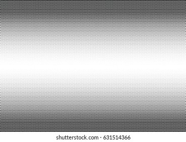 Abstract halftone dotted background. Monochrome pattern with square.  Vector modern futuristic texture for posters, sites, business cards, postcards, interior design, labels and stickers.