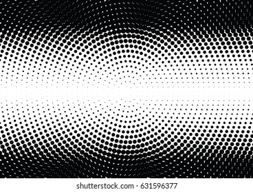 Abstract halftone dotted background. Monochrome pattern with dot and circles.  Vector modern futuristic texture for posters, sites, business cards, postcards, interior design, labels and stickers.