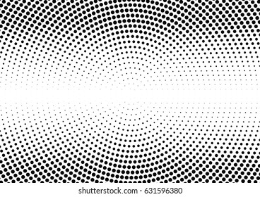 Abstract halftone dotted background. Monochrome pattern with dot and circles.  Vector modern futuristic texture for posters, sites, business cards, postcards, interior design, labels and stickers.