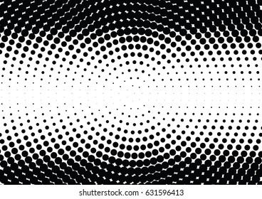 Abstract halftone dotted background. Monochrome pattern with dot and circles.  Vector modern futuristic texture for posters, sites, business cards, postcards, interior design, labels and stickers.