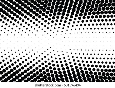 Abstract halftone dotted background. Monochrome pattern with dot and circles.  Vector modern futuristic texture for posters, sites, business cards, postcards, interior design, labels and stickers.