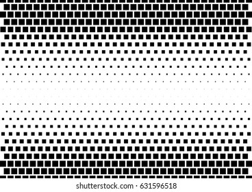 Abstract halftone dotted background. Monochrome pattern with square.  Vector modern futuristic texture for posters, sites, business cards, postcards, interior design, labels and stickers.