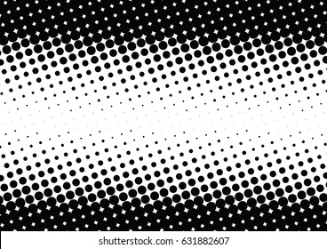 Abstract halftone dotted background. Monochrome pattern with dot and circles.  Vector modern futuristic texture for posters, sites, business cards, postcards, interior design, labels and stickers.