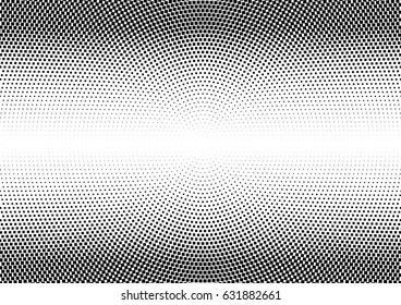 Abstract halftone dotted background. Monochrome pattern with dot and circles.  Vector modern futuristic texture for posters, sites, business cards, postcards, interior design, labels and stickers.