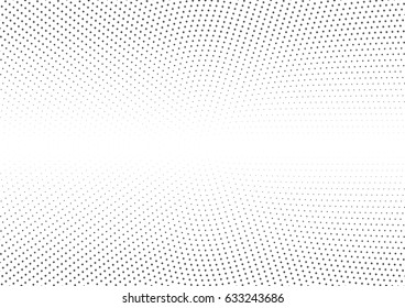 Abstract halftone dotted background. Monochrome pattern with stars.  Vector modern futuristic texture for posters, sites, business cards, postcards, labels and stickers. Design mock-up layout.
