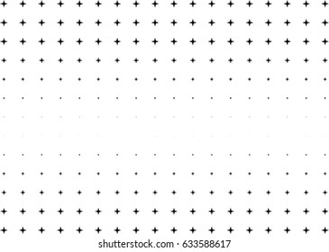 Abstract halftone dotted background. Monochrome pattern with stars.  Vector modern futuristic texture for posters, sites, business cards, postcards, labels and stickers. Design mock-up layout.