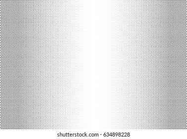 Abstract halftone dotted background. Monochrome pattern with stars.  Vector modern futuristic texture for posters, sites, business cards, postcards, labels and stickers. Design mock-up layout.