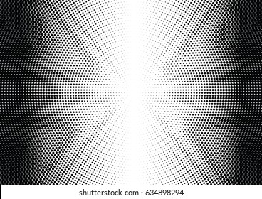 Abstract halftone dotted background. Monochrome pattern with dot and circles.  Vector modern futuristic texture for posters, sites, business cards, postcards, interior design, labels and stickers.