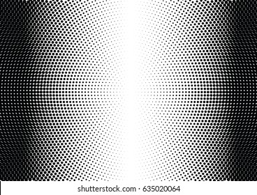Abstract halftone dotted background. Monochrome pattern with dot and circles.  Vector modern futuristic texture for posters, sites, business cards, postcards, interior design, labels and stickers.