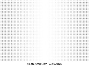 Abstract halftone dotted background. Monochrome pattern with stars.  Vector modern futuristic texture for posters, sites, business cards, postcards, labels and stickers. Design mock-up layout.