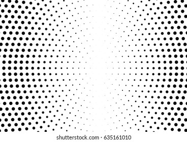 Abstract halftone dotted background. Monochrome pattern with dot and circles.  Vector modern futuristic texture for posters, sites, business cards, postcards, interior design, labels and stickers.
