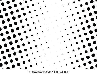 Abstract halftone dotted background. Monochrome pattern with dot and circles.  Vector modern futuristic texture for posters, sites, business cards, postcards, interior design, labels and stickers.