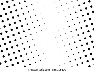 Abstract halftone dotted background. Monochrome pattern with dot and circles.  Vector modern futuristic texture for posters, sites, business cards, postcards, interior design, labels and stickers.