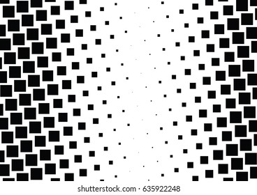 Abstract halftone dotted background. Monochrome pattern with square.  Vector modern futuristic texture for posters, sites, business cards, postcards, interior design, labels and stickers.