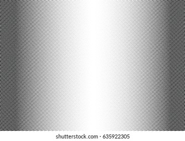 Abstract halftone dotted background. Monochrome pattern with square.  Vector modern futuristic texture for posters, sites, business cards, postcards, interior design, labels and stickers.