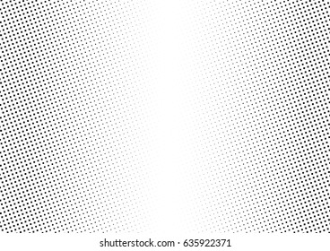 Abstract halftone dotted background. Monochrome pattern with square.  Vector modern futuristic texture for posters, sites, business cards, postcards, interior design, labels and stickers.