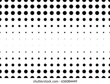 Abstract halftone dotted background. Monochrome pattern with dot and circles.  Vector modern futuristic texture for posters, sites, business cards, postcards, interior design, labels and stickers.