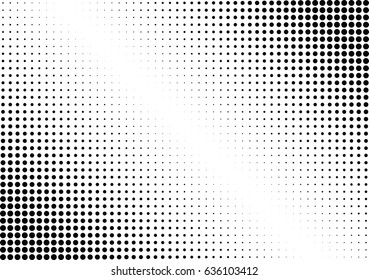 Abstract halftone dotted background. Monochrome pattern with dot and circles.  Vector modern futuristic texture for posters, sites, business cards, postcards, interior design, labels and stickers.