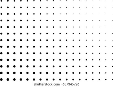 Abstract halftone dotted background. Monochrome pattern with dot and circles.  Vector modern futuristic texture for posters, sites, business cards, postcards, interior design, labels and stickers.