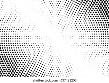 Abstract halftone dotted background. Monochrome pattern with dot and circles.  Vector modern futuristic texture for posters, sites, business cards, postcards, interior design, labels and stickers.