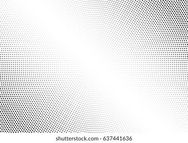 Abstract halftone dotted background. Monochrome pattern with dot and circles.  Vector modern futuristic texture for posters, sites, business cards, postcards, interior design, labels and stickers
