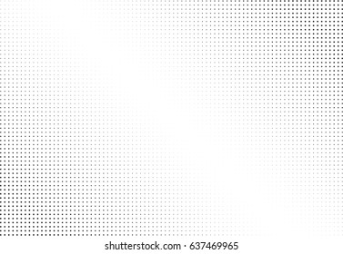 Abstract halftone dotted background. Monochrome pattern with stars.  Vector modern futuristic texture for posters, sites, business cards, postcards, labels and stickers. Design mock-up layout.