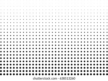 Abstract halftone dotted background. Monochrome pattern with dot and circles.  Vector modern futuristic texture for posters, sites, business cards, postcards, interior design, labels and stickers.
