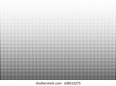 Abstract halftone dotted background. Monochrome pattern with square.  Vector modern futuristic texture for posters, sites, business cards, postcards, interior design, labels and stickers.