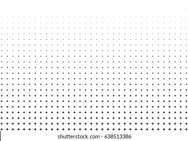Abstract halftone dotted background. Monochrome pattern with stars.  Vector modern futuristic texture for posters, sites, business cards, postcards, labels and stickers. Design mock-up layout.