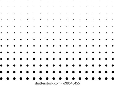 Abstract halftone dotted background. Monochrome pattern with dot and circles.  Vector modern futuristic texture for posters, sites, business cards, postcards, interior design, labels and stickers.