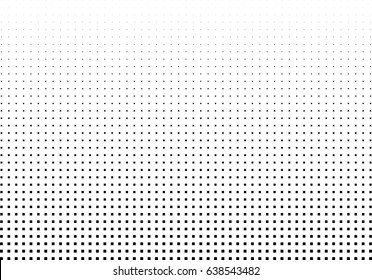 Abstract halftone dotted background. Monochrome pattern with square.  Vector modern futuristic texture for posters, sites, business cards, postcards, interior design, labels and stickers