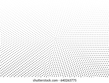 Abstract halftone dotted background. Monochrome pattern with dot and circles.  Vector modern futuristic texture for posters, sites, business cards, postcards, interior design, labels and stickers.