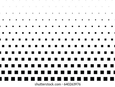 Abstract halftone dotted background. Monochrome pattern with square.  Vector modern futuristic texture for posters, sites, business cards, postcards, interior design, labels and stickers.