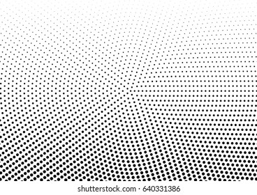 Abstract halftone dotted background. Monochrome pattern with dot and circles.  Vector modern futuristic texture for posters, sites, business cards, postcards, interior design, labels and stickers.