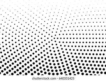 Abstract halftone dotted background. Monochrome pattern with dot and circles.  Vector modern futuristic texture for posters, sites, business cards, postcards, interior design, labels and stickers.