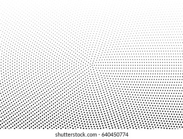 Abstract halftone dotted background. Monochrome pattern with dot and circles.  Vector modern futuristic texture for posters, sites, business cards, postcards, interior design, labels and stickers.
